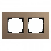 Рамка 2-ая Gira Esprit Linoleum-Multiplex Светло-коричневый