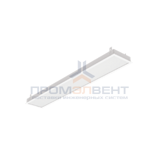 Светодиодный светильник "ВАРТОН" грильято подвесной 1188*180*50мм 54 ВТ 6500К с планками для подвеса С РАМКОЙ