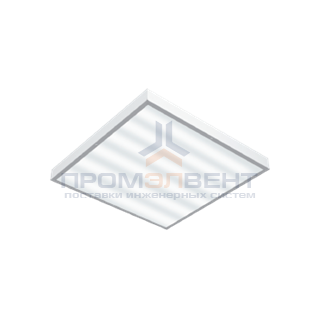 Светодиодный светильник "ВАРТОН" офисный встраиваемый/накладной 595*595*50мм 54 ВТ 6500К