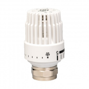 Головка термостатическая STOUT - M30x1.5 (регулировка 6-28°C, цвет белый)