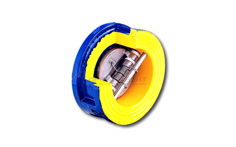 Клапан обратный дисковый Zetkama 407 A - Ду80 (ф/ф, PN16 Tmax 100°C, исполнение №54)