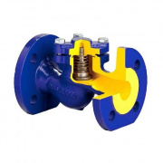 Клапан обратный подьемный Zetkama 287F - Ду25 (ф/ф, PN40, Tmax 300°C, исполнение №31)