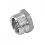 Футорка STOUT - 1"1/4 x 1" (никелированная)