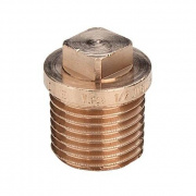 Заглушка с наружной резьбой Viega 3290 - 1/2" (бронза без покрытия)