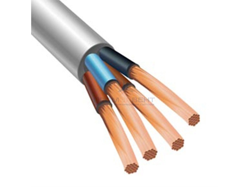 Провод соединительный ПВС 4х2,5 ГОСТ 7399 (Электрокабель НН)