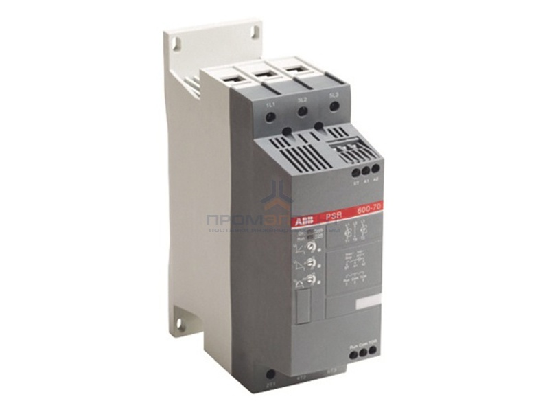 Софтстартер ABB PSR72-600-70 37кВт 400В (100-240В AC) устройство плавного пуска