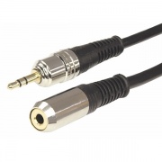 Шнур 3.5 Stereo Plug-3.5 Stereo Jack 1.5М GOLD-металл